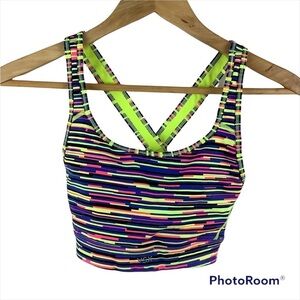 VSX The Player by Victoria’s Secret Crossback Sport Bra Multicolored Size Small
